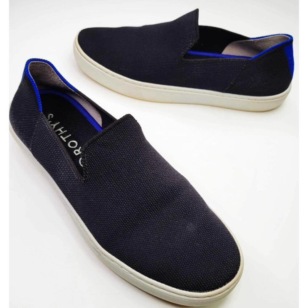Rothys The Original Slip On Blue Women's Size 8.5 US Flats Sneaker Comfort Shoe
